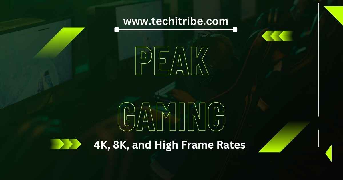 Peak Gaming 4K, 8K, and High Frame Rates