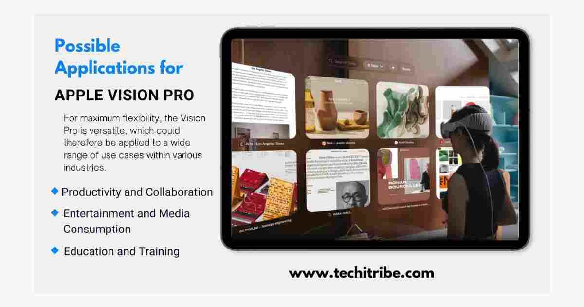 Possible Applications for Apple Vision Pro