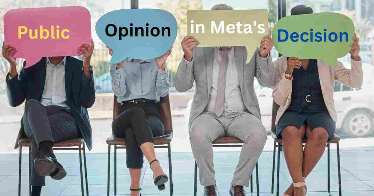 Public Opinion in Meta's Decision