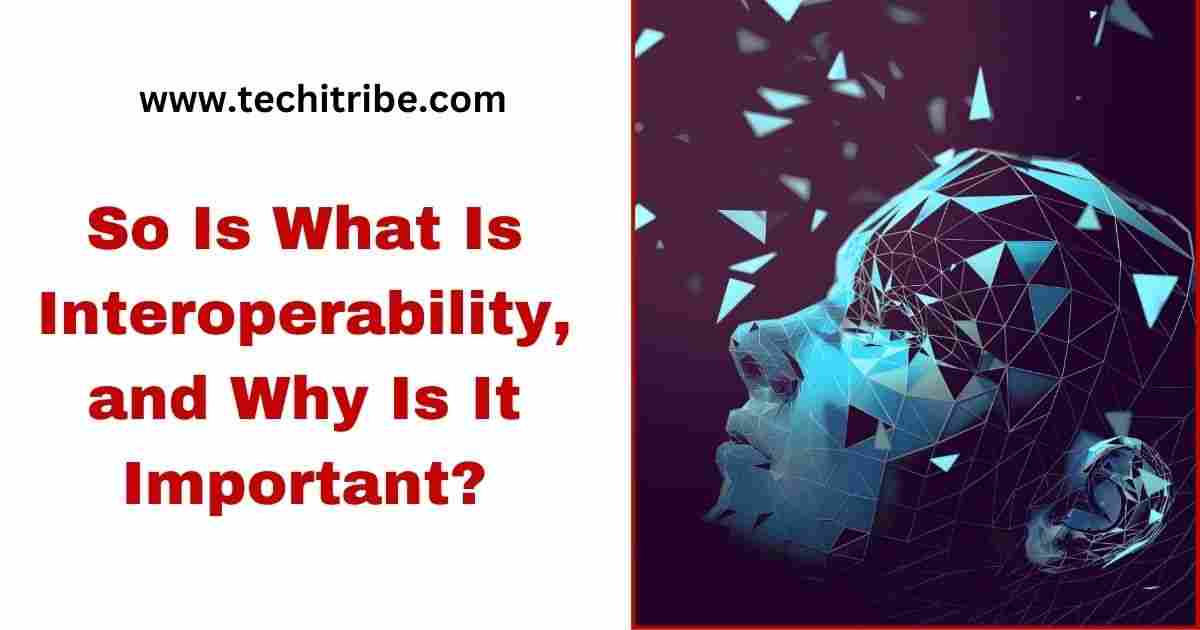 So Is What Is Interoperability, and Why Is It Important