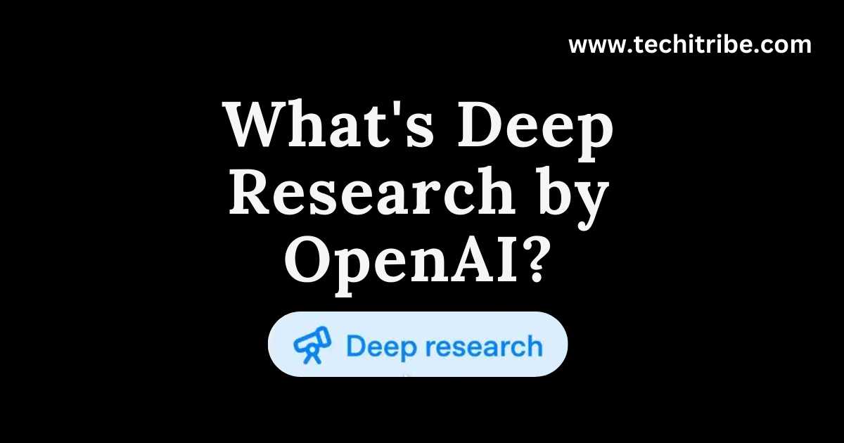 What's Deep Research by OpenAI